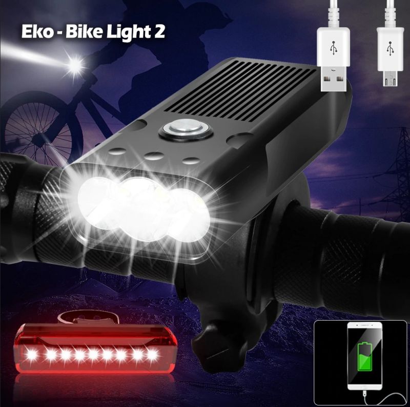 Велофонарь с задним габаритом Ekobike Light 2 Велофонарь с задним габаритом Ekobike Light 2